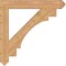 Ekena Millwork Merced Arts & Crafts Smooth Bracket, Western Red Cedar, 5 1/2"W x 44"D x 44"H BKT06X44X44MRC03SWR - alternate 2